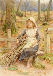 Der Holzsammler, ca. 1880